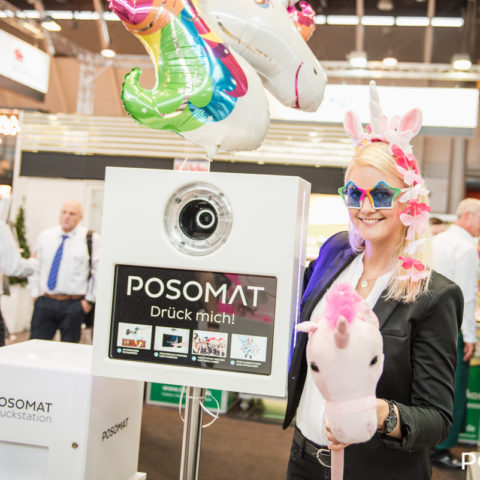 Posomat S1000 mit Hashtag-Druckerstation